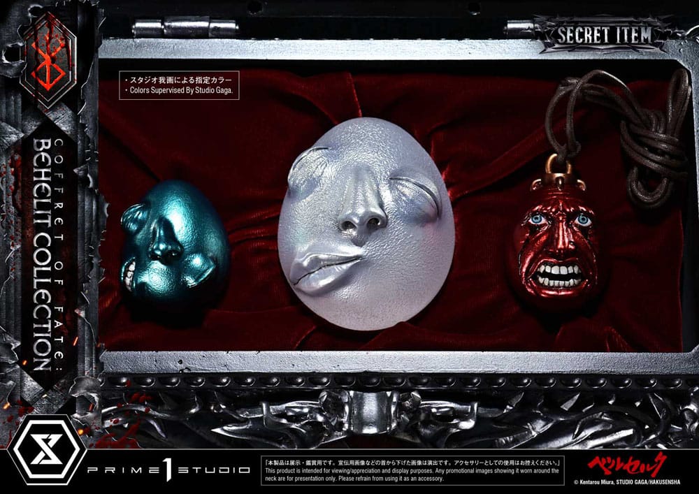 Prime 1 Studio Berserk Life Scale Behelit Coffret of Fate Collection Statuen