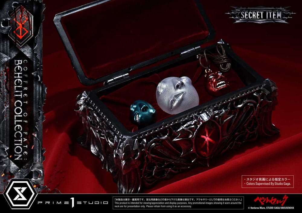 Prime 1 Studio Berserk Life Scale Behelit Coffret of Fate Collection Statuen
