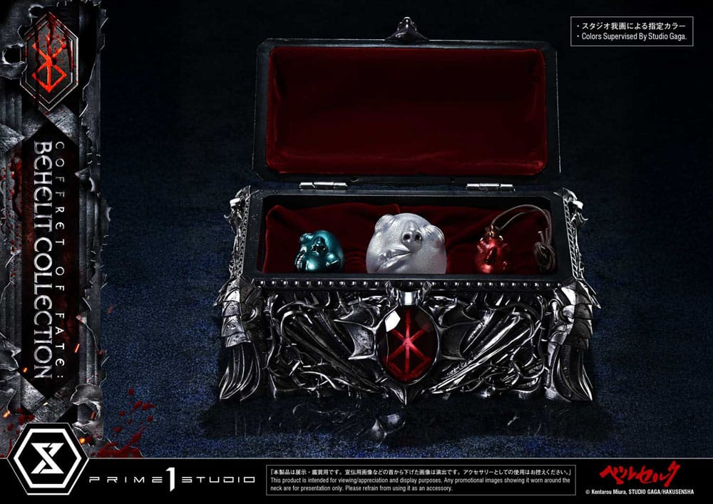 Prime 1 Studio Berserk Life Scale Behelit Coffret of Fate Collection Statuen