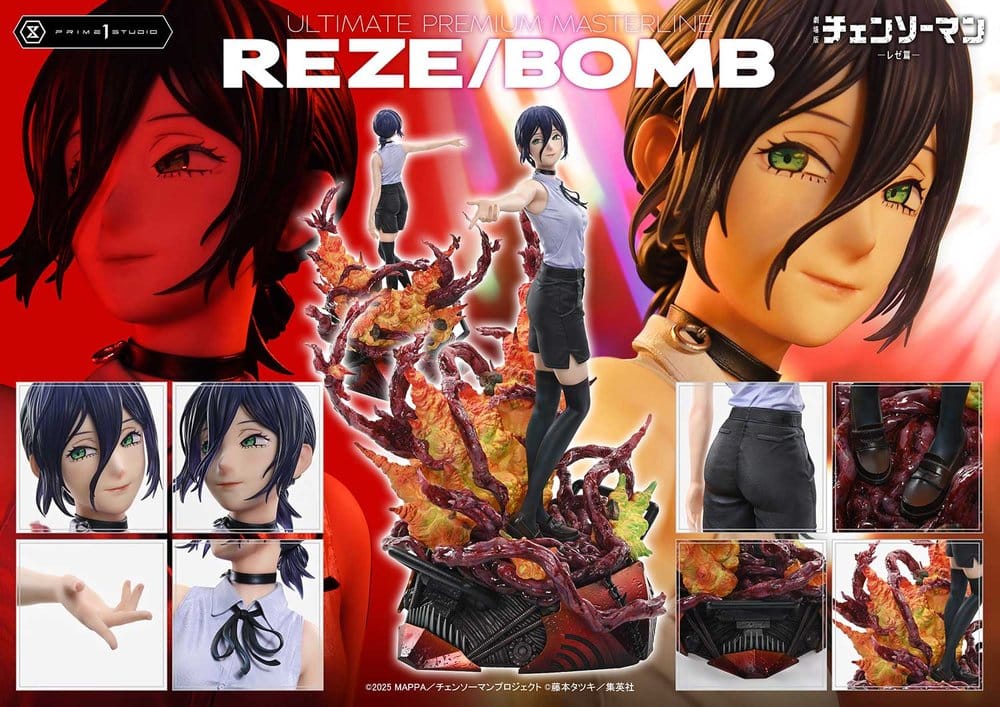 Prime 1 Studio Chainsaw Man Ultimate Premium Masterline Series The Movie Reze Arc REZE/BOMB 1/4 Statue