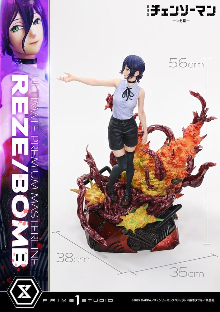 Prime 1 Studio Chainsaw Man Ultimate Premium Masterline Series The Movie Reze Arc REZE/BOMB 1/4 Statue