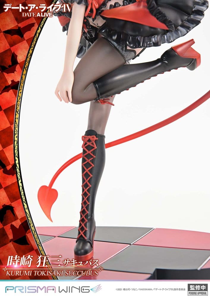 Prime 1 Studio Date A Live Prisma Wing Kurumi Tokisaki Succubus 1/7 Statue