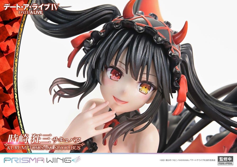 Prime 1 Studio Date A Live Prisma Wing Kurumi Tokisaki Succubus 1/7 Statue