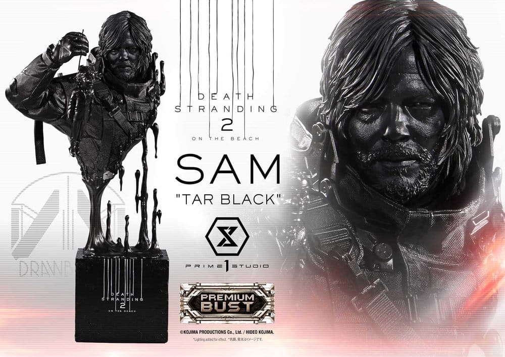 Prime 1 Studio Death Stranding 2: On the Beach Sam Tar Black Premium 1/3 Büste