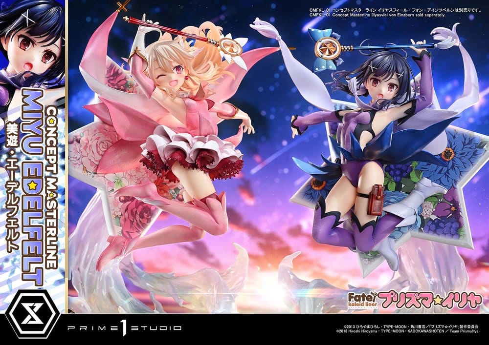 Prime 1 Studio Fate/kaleid liner Prisma Illya Miyu Edelfelt DX Bonus Version Concept Masterline Series 1/5 Statue
