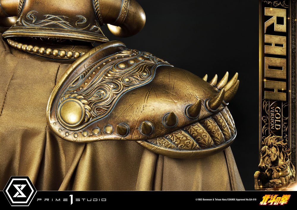 Prime 1 Studio Fist of the North Star Raoh Gold Version 1/4 Statue