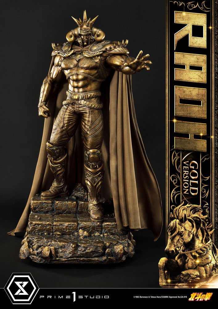 Prime 1 Studio Fist of the North Star Raoh Gold Version 1/4 Statue