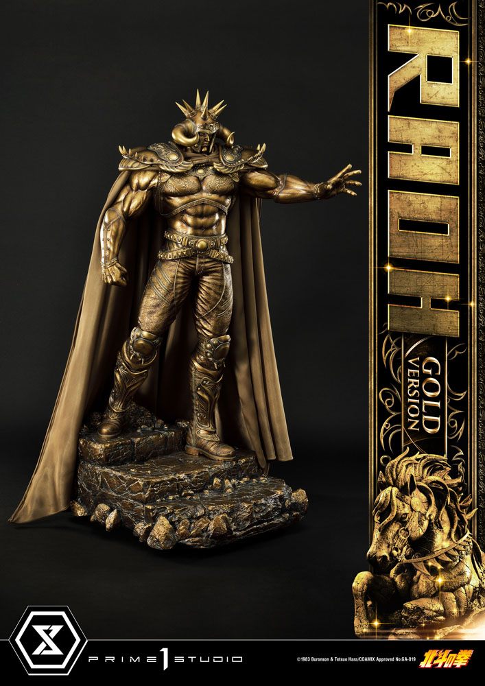 Prime 1 Studio Fist of the North Star Raoh Gold Version 1/4 Statue