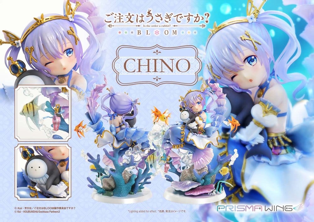 Prime 1 Studio Is The Order A Rabbit? Bloom Prisma Wing Chino Pre-Painted 1/7 Figure