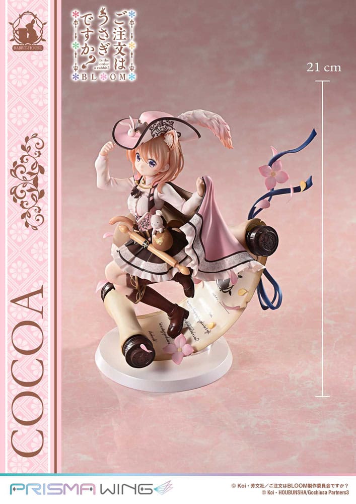 Prime 1 Studio Is The Order A Rabbit? Bloom Prisma Wing Cocoa 1/7 Statue