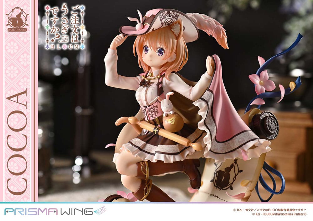 Prime 1 Studio Is The Order A Rabbit? Bloom Prisma Wing Cocoa 1/7 Statue