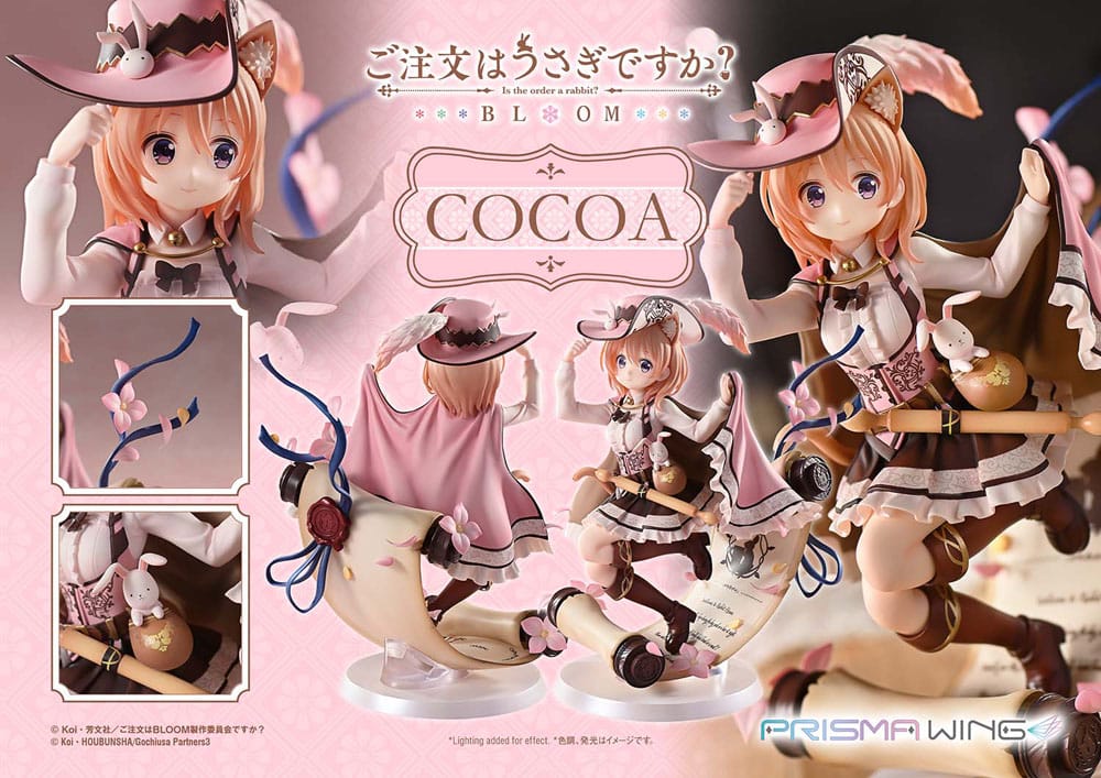 Prime 1 Studio Is The Order A Rabbit? Bloom Prisma Wing Cocoa 1/7 Statue