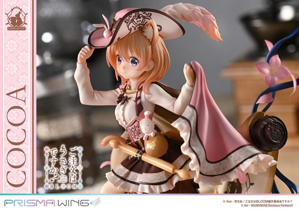 Prime 1 Studio Is The Order A Rabbit? Bloom Prisma Wing Cocoa 1/7 Statue