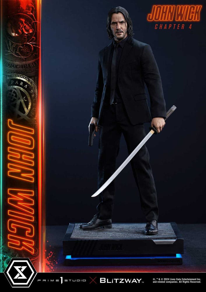 Prime 1 Studio John Wick Chapter 4 Masterline Series John Wick Deluxe Version 1/4 Statue