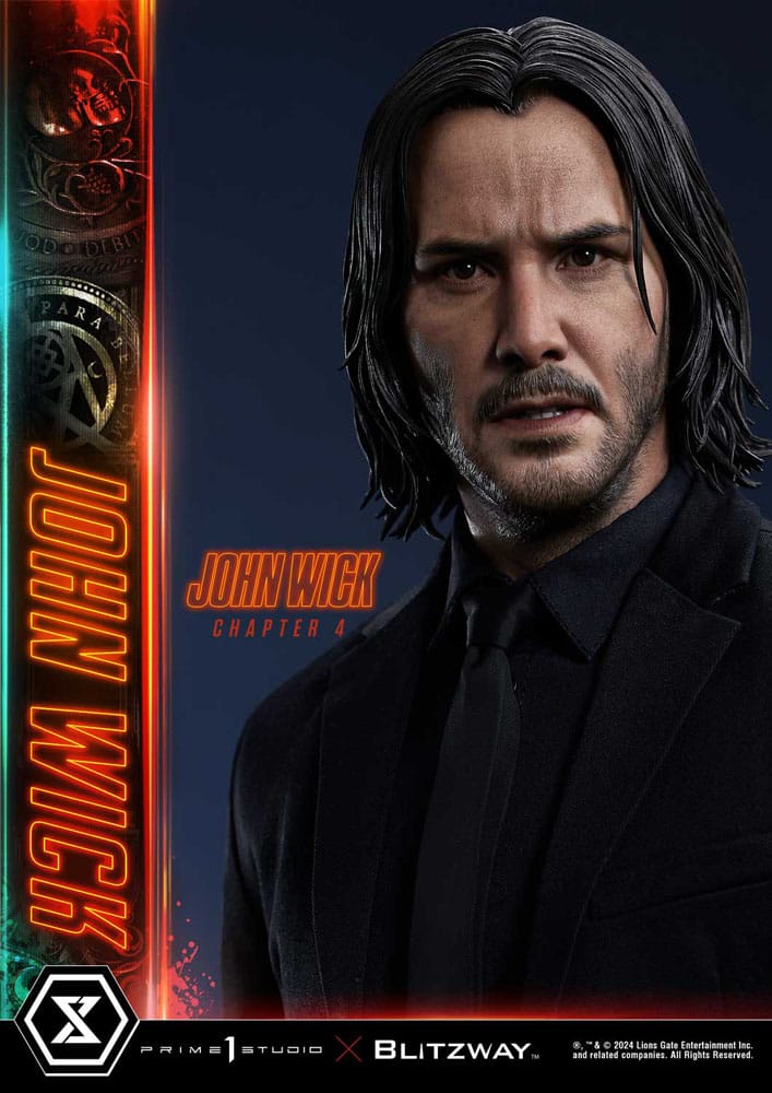 Prime 1 Studio John Wick Chapter 4 Masterline Series John Wick Deluxe Version 1/4 Statue