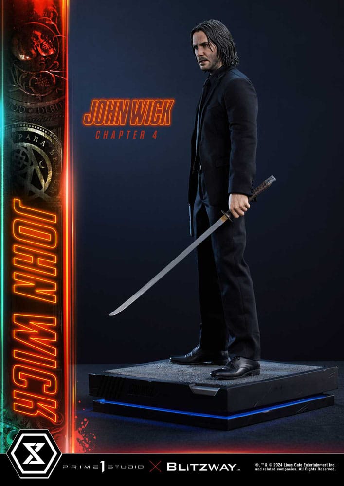 Prime 1 Studio John Wick Chapter 4 Masterline Series John Wick Deluxe Version 1/4 Statue