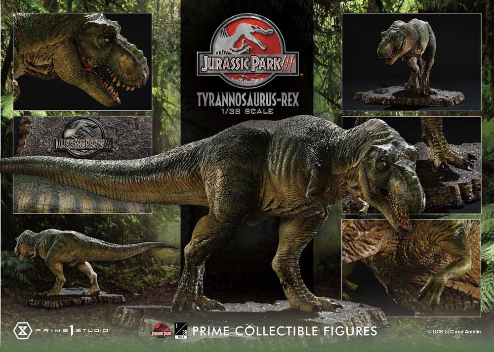 Prime 1 Studio Jurassic Park III Tyrannosaurus-Rex Prime Collectibles Statue