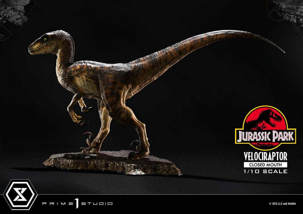 Prime 1 Studio Jurassic Park Velociraptor Closed Mouth 1/10 Statue