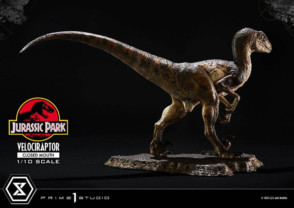 Prime 1 Studio Jurassic Park Velociraptor Closed Mouth 1/10 Statue