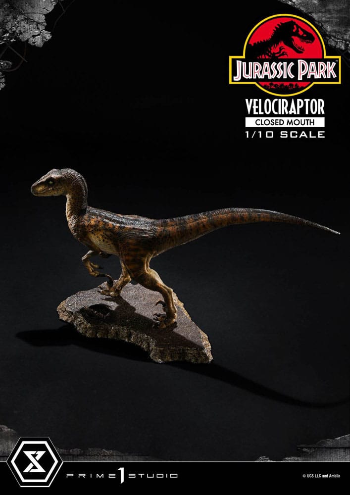 Prime 1 Studio Jurassic Park Velociraptor Closed Mouth 1/10 Statue