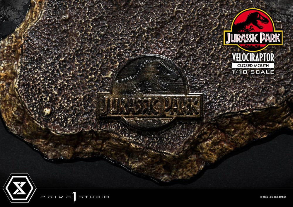 Prime 1 Studio Jurassic Park Velociraptor Closed Mouth 1/10 Statue