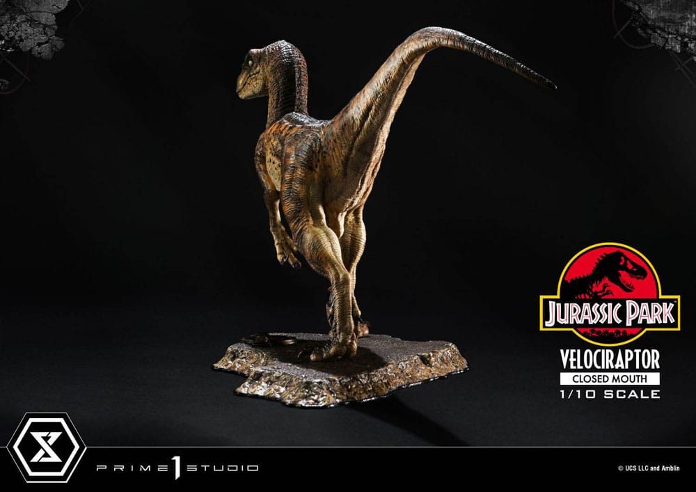 Prime 1 Studio Jurassic Park Velociraptor Closed Mouth 1/10 Statue
