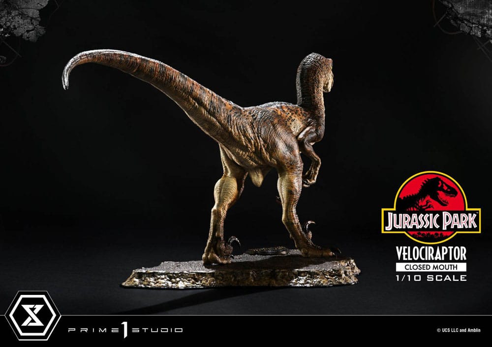 Prime 1 Studio Jurassic Park Velociraptor Closed Mouth 1/10 Statue