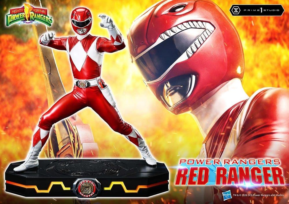 Prime 1 Studio Mighty Morphin Power Rangers Premium Masterline Red Ranger 1/4 Statue