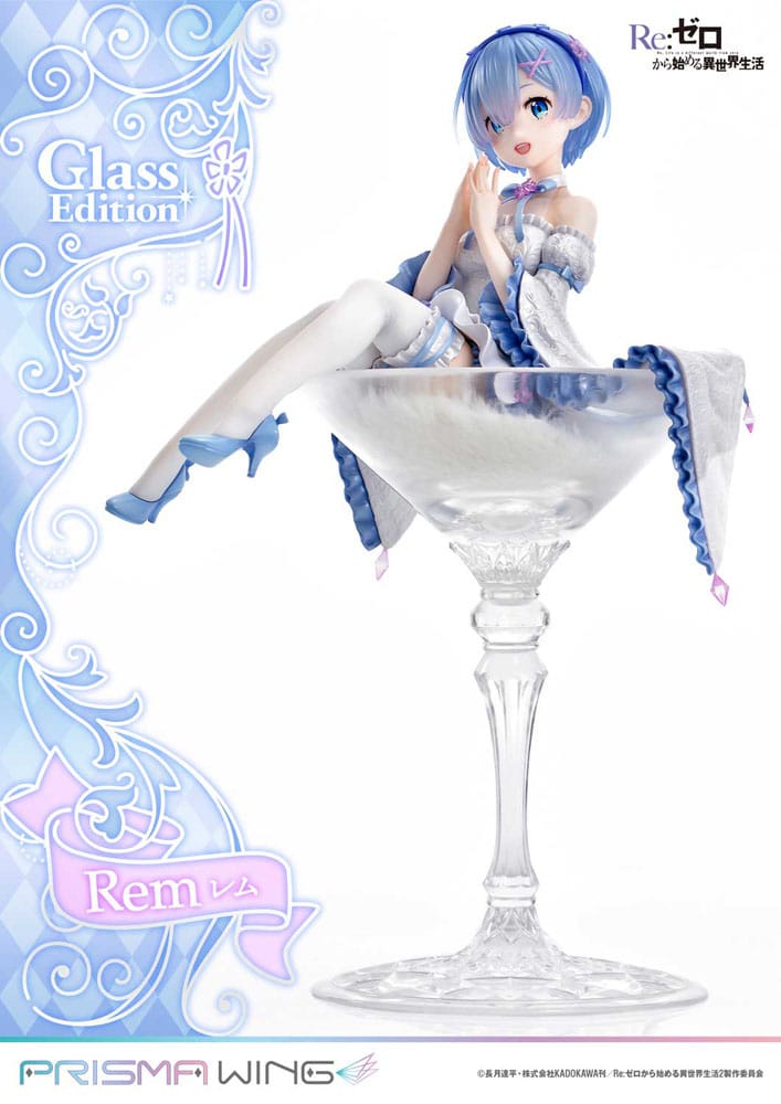 Prime 1 Studio Re Zero Starting Life in Another World Prisma Wing Rem Glass Edition 1/7 Statue
