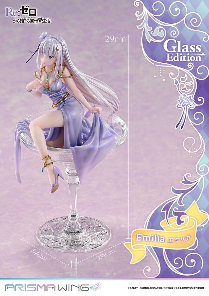 Prime 1 Studio ReZero Emilia Glass Edition Prisma Wing 1/7 Statue