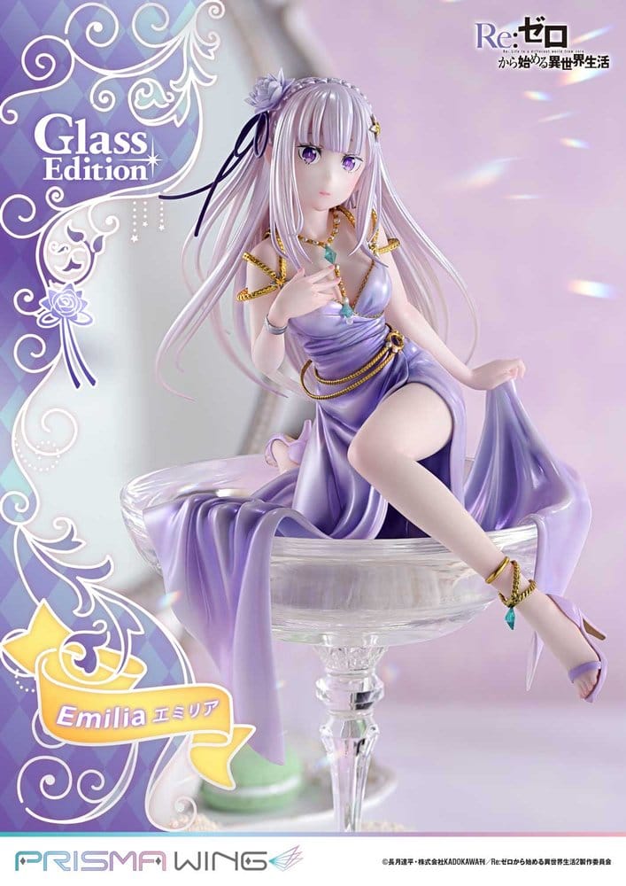 Prime 1 Studio ReZero Emilia Glass Edition Prisma Wing 1/7 Statue