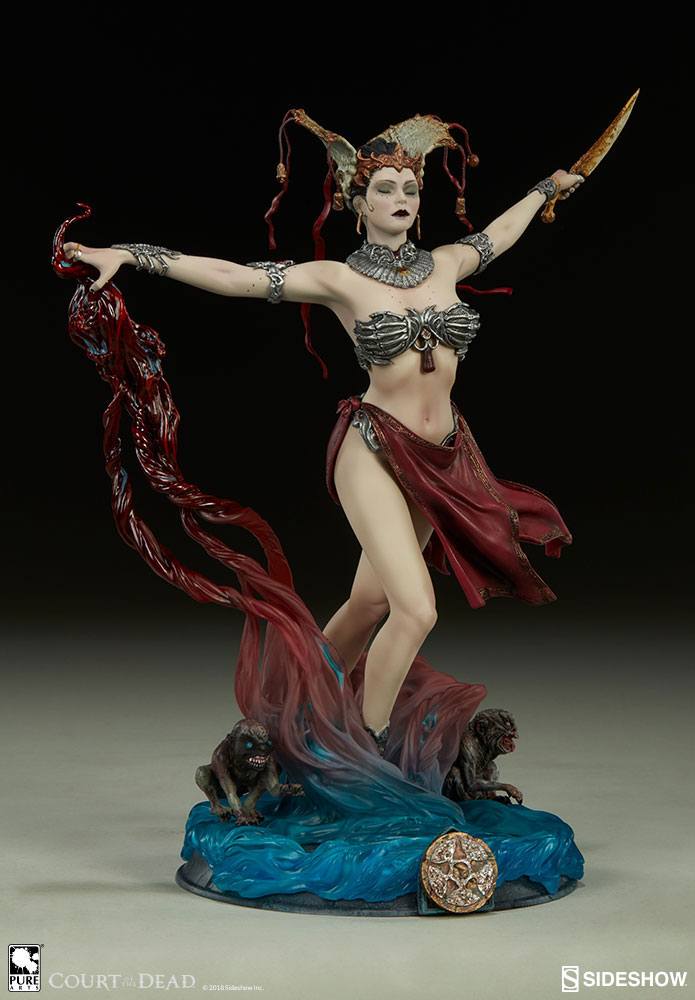 Pure Arts Court of the Dead PVC Statue Gethsemoni - Queens Conjuring 25 cm