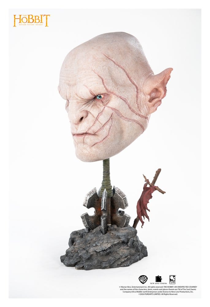 Pure Arts Herr der Ringe Azog Art Mask 1/1 Replik