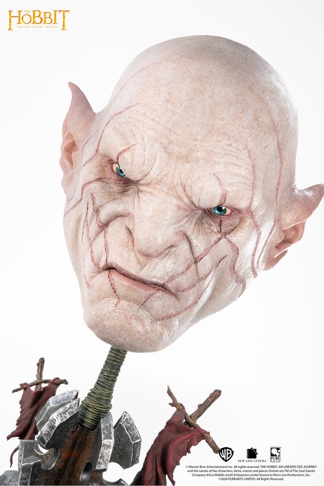 Pure Arts Herr der Ringe Azog Art Mask 1/1 Replik