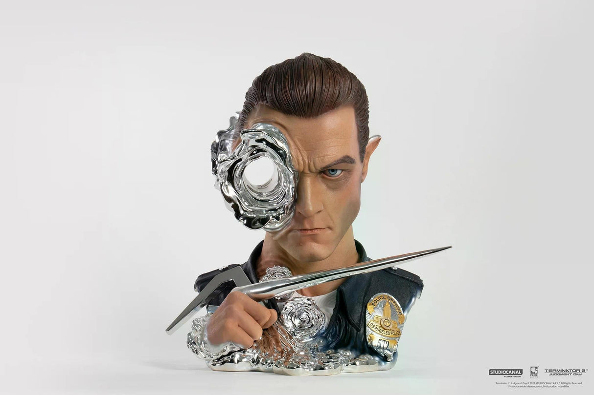 Pure Arts Terminator 2 T-1000 Painted DELUXE 1/1 Art Mask