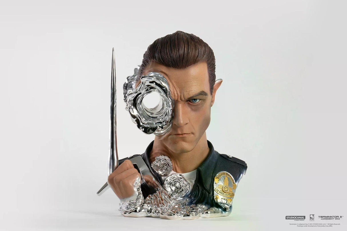 Pure Arts Terminator 2 T-1000 Painted DELUXE 1/1 Art Mask