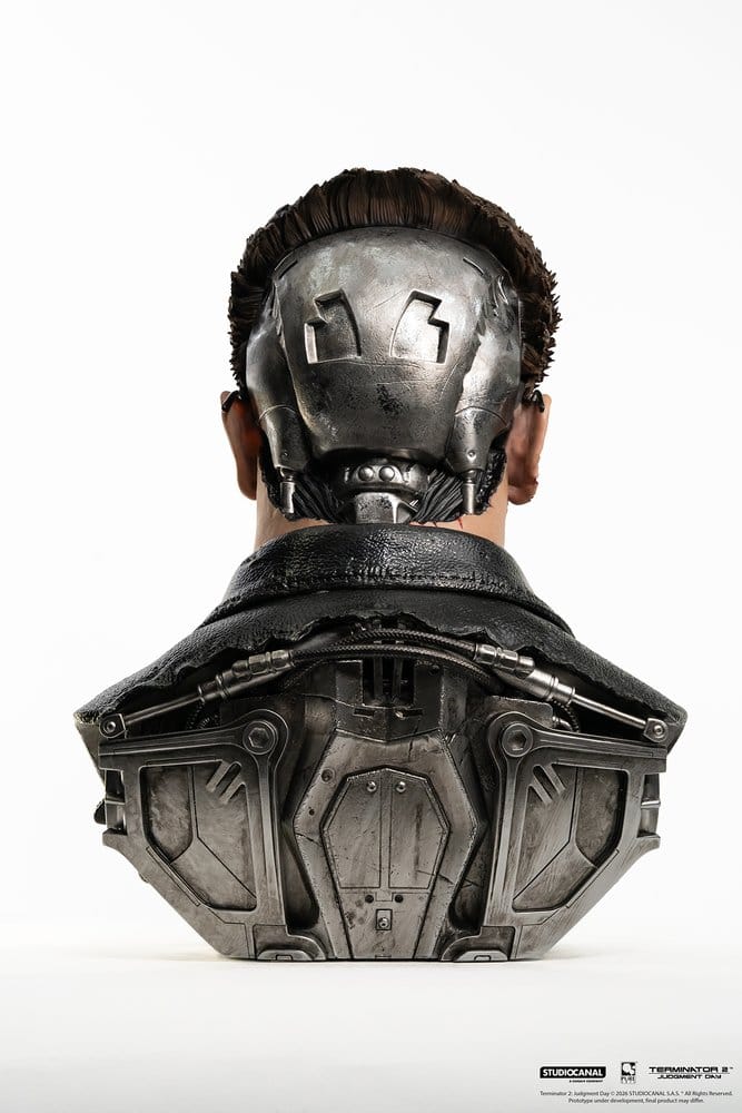 Pure Arts Terminator 2 T-800 Model 101 Battle Damaged Art Mask 1/1 Replik