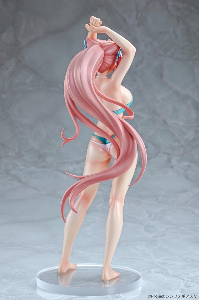 Q-Six Senki Zesshou Symphogear XV Maria Cadenzavna Eve Bikini Style Gloss Ver. 1/7 Figur
