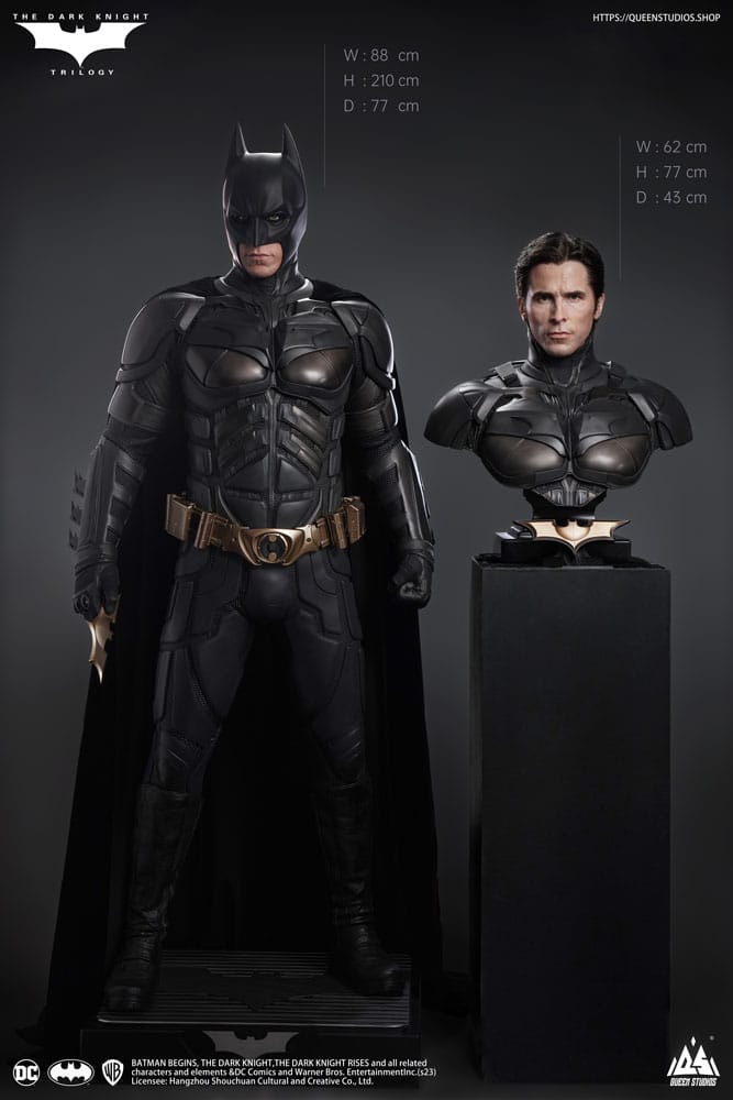 Queen Studios The Dark Knight Batman Deluxe Edition Life-Size Statue
