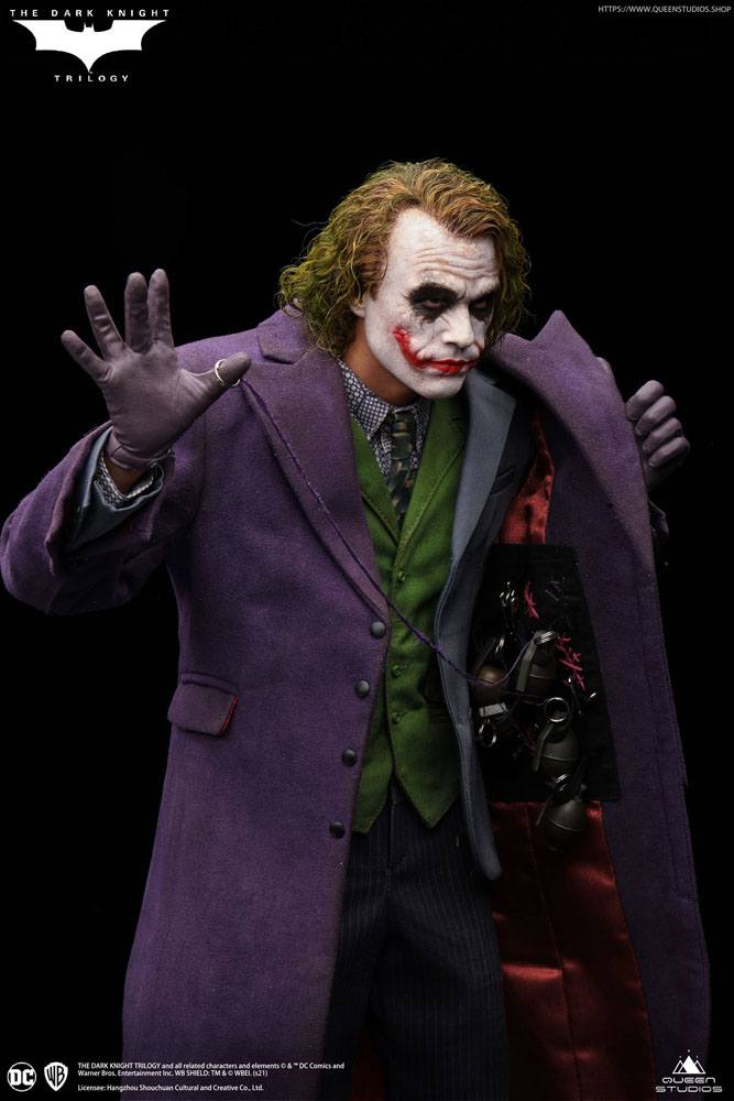Queen Studios The Dark Knight Heath Ledger Joker Artists Edition 1/4 Statue - Beschädigte Verpackung