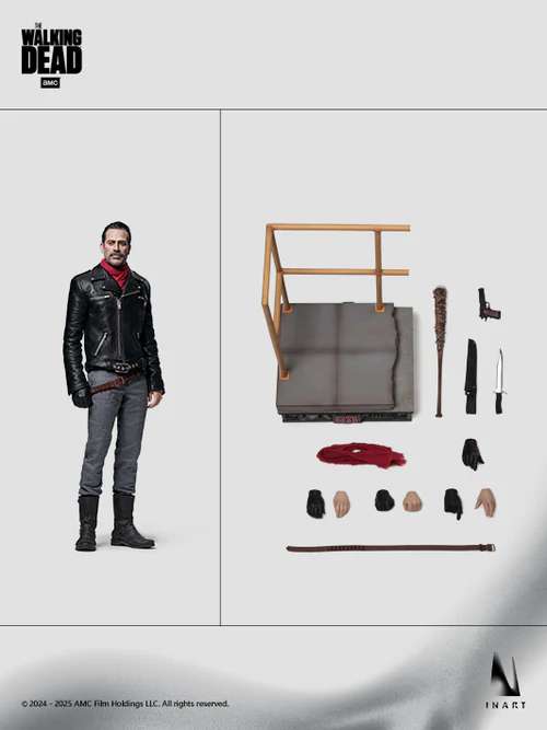 Queen Studios The Walking Dead Negan Smith Season 8 1/6 Actionfigur