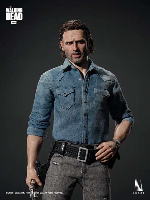 Queen Studios The Walking Dead Rick Grimes Season 8 1/6 Actionfigur