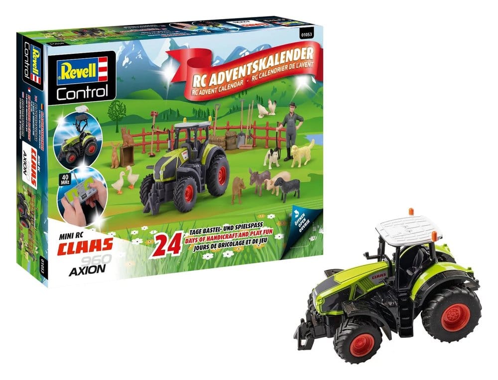 Revell Claas Revell Control Adventskalender RC Traktor Axion 960 10 cm