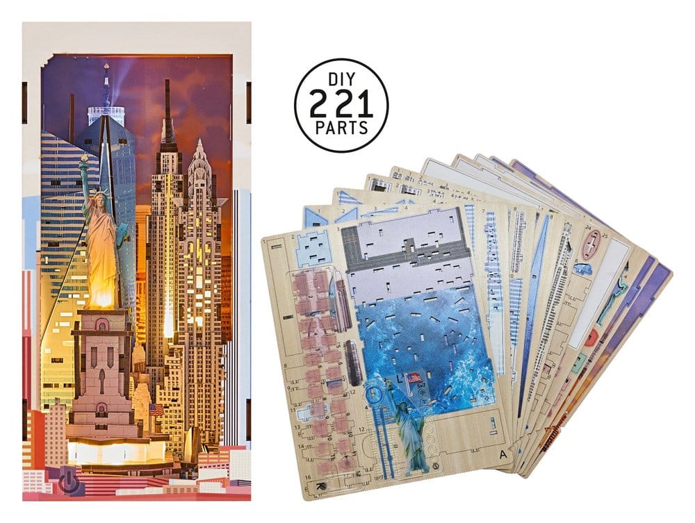 Revell Revell Tiny Adventures Book Nook Mini-Diorama New York 18 cm