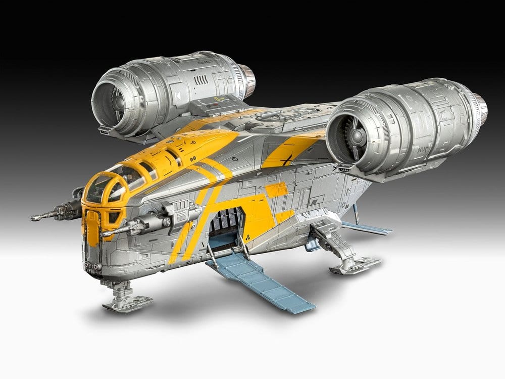 Revell Star Wars The Mandalorian and Grogu Revell Modellbausatz 1/72 Razor Crest 34 cm
