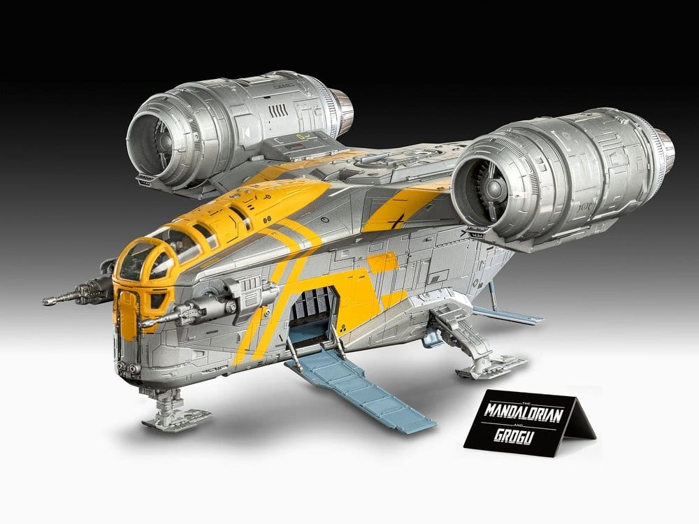 Revell Star Wars The Mandalorian and Grogu Revell Modellbausatz 1/72 Razor Crest 34 cm