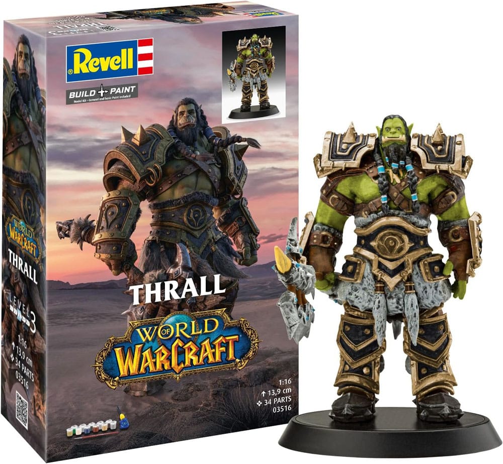 Revell World of Warcraft The Orc Thrall 1/16 Modellbausatz Geschenkset