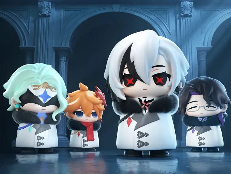 Sakami Merchandise Genshin Impact Fatui Harbingers Chibi Design Blind Box Display Minifiguren (9)