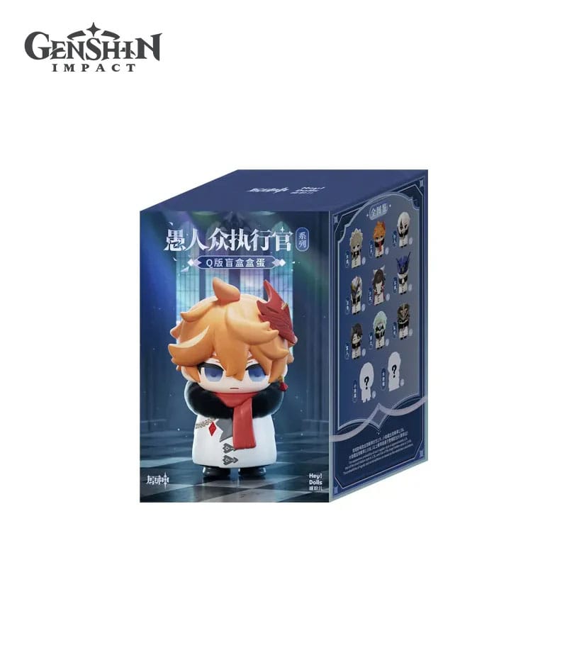 Sakami Merchandise Genshin Impact Fatui Harbingers Chibi Design Blind Box Display Minifiguren (9)