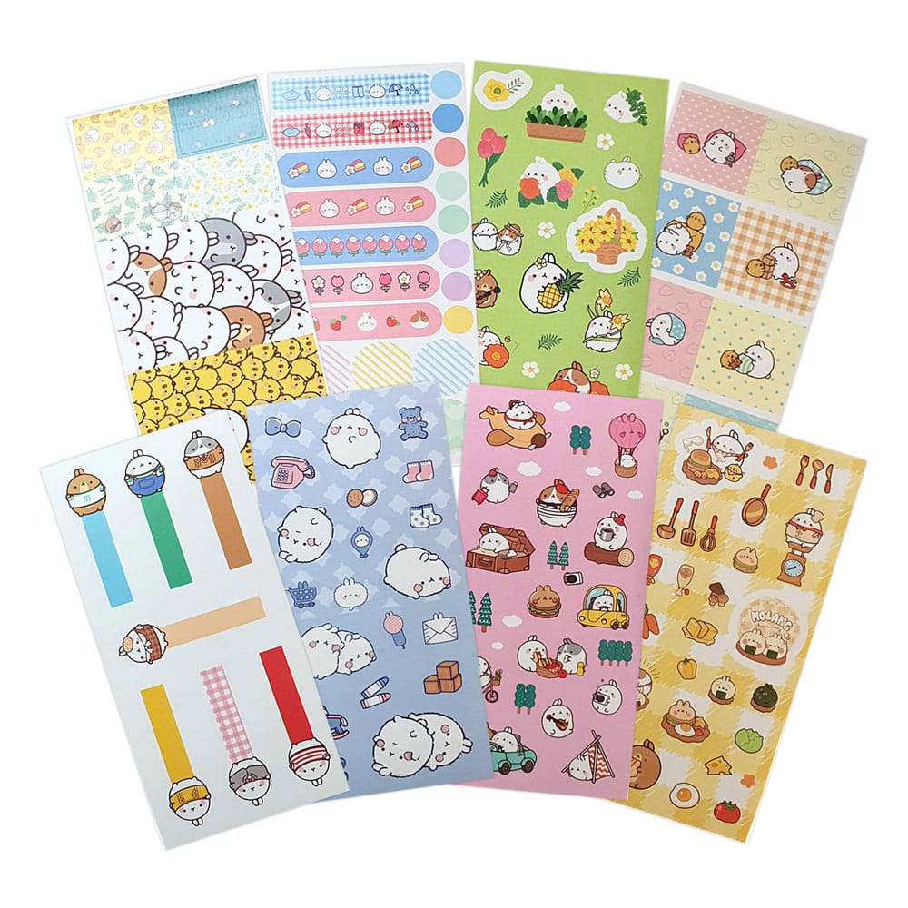 Sakami Merchandise Molang Happy Days Sticker Pack